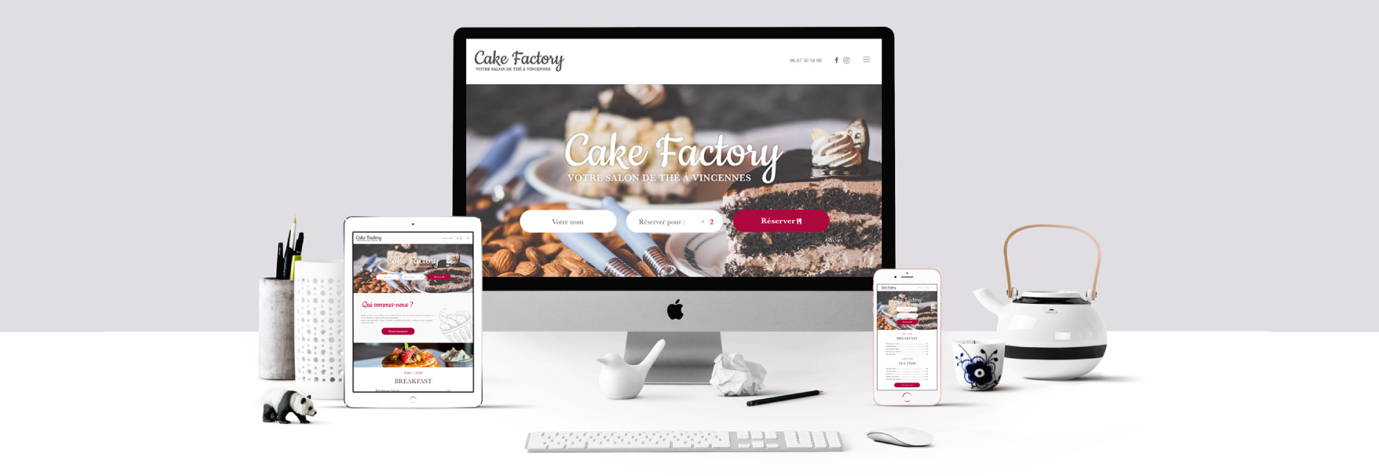Le site Internet de votre restaurant, optimisé, responsive design et avec module de réservation en ligne